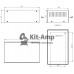 Корпус для электроники MB-15ECU(Black) W250-H90-L150