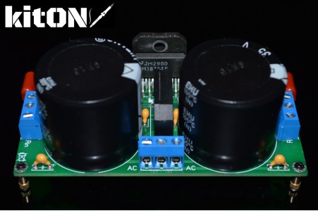 LM1876 original, stereo amplifier with power supply LM1876 original, stereo amplifier with power supply