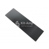 Anodized aluminum panel MB-19, W264-H6-L84, black