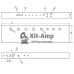 Amplifier housing MB-100ACU (Black) W710-H64-L180