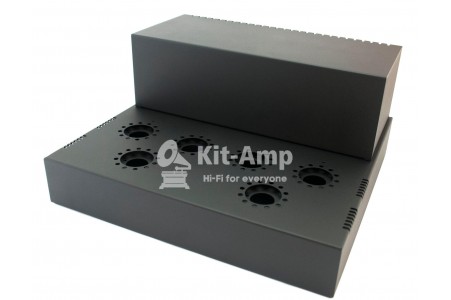 Корпус для усилителя MB-6p3cACU(Black) W364-H66-L334