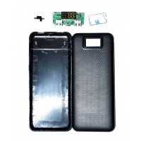 Power bank housing for 7 18650 batteries (Black)